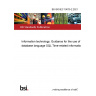 BS ISO/IEC 19075-2:2021 Information technology. Guidance for the use of database language SQL Time-related information