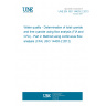 UNE EN ISO 14403-2:2013 Water quality - Determination of total cyanide and free cyanide using flow analysis (FIA and CFA) - Part 2: Method using continuous flow analysis (CFA) (ISO 14403-2:2012)