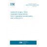 UNE EN ISO 14708-3:2023 Implants for surgery - Active implantable medical devices - Part 3: Implantable neurostimulators (ISO 14708-3:2017)