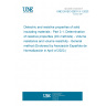 UNE EN IEC 62631-3-1:2023 Dielectric and resistive properties of solid insulating materials - Part 3-1: Determination of resistive properties (DC methods) - Volume resistance and volume resistivity - General method (Endorsed by Asociación Española de Normalización in April of 2023.)