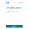 UNE EN ISO 105-G02:1998/AC:2010 Textiles - Tests for colour fastness - Part G02: Colour fastness to burnt-gas fumes (ISO 105-G02:1993, including Technical Corrigendum 1:1995/Cor 2:2009)