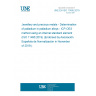 UNE EN ISO 11495:2019 Jewellery and precious metals - Determination of palladium in palladium alloys - ICP-OES method using an internal standard element (ISO 11495:2019) (Endorsed by Asociación Española de Normalización in November of 2019.)