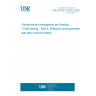 UNE EN ISO 22476-5:2023 Geotechnical investigation and testing - Field testing - Part 5: Prebored pressuremeter test (ISO 22476-5:2023)