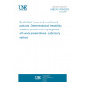 UNE EN 14734:2023 Durability of wood and wood-based products - Determination of treatability of timber species to be impregnated with wood preservatives - Laboratory method