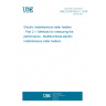 UNE EN 50193-2-1:2016 Electric instantaneous water heaters - Part 2-1: Methods for measuring the performance - Multifunctional electric instantaneous water heaters