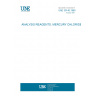 UNE 30140:1960 ANALYSIS REAGENTS. MERCURY CHLORIDE.