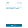 UNE EN ISO 2719:2017 Determination of flash point - Pensky-Martens closed cup method (ISO 2719:2016)