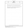 DIN EN 681-4 Elastomeric seals - Material requirements for pipe joint seals used in water and drainage applications - Part 4: Cast polyurethane sealing elements