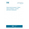 UNE EN 60976:2008 Medical electrical equipment - Medical electron accelerators - Functional performance characteristics