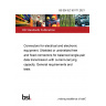 BS EN IEC 63171:2021 Connectors for electrical and electronic equipment. Shielded or unshielded free and fixed connectors for balanced single-pair data transmission with current-carrying capacity. General requirements and tests