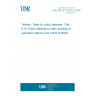 UNE EN ISO 105-E16:2008 Textiles - Tests for colour fastness - Part E16: Colour fastness to water spotting on upholstery fabrics (ISO 105-E16:2006)