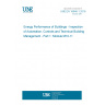 UNE EN 16946-1:2018 Energy Performance of Buildings - Inspection of Automation, Controls and Technical Building Management - Part 1: Module M10-11