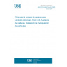 UNE EN 45510-4-8:2000 Guide for procurement of power station equipment -- Part 4-8: Boiler auxiliaries - Dust handling plant.