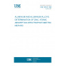 UNE 38162:1991 ALUMINIUM AND ALUMINIUM ALLOYS. DETERMINATION OF ZINC. ATOMIC ABSORPTION SPECTROPHOTOMETRIC METHOD.