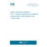 UNE EN 60519-11:2008 Safety in electroheat installations -- Part 11: Particular requirements for installations using the effect of electromagnetic forces on liquid metals