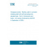 UNE EN 4536-2:2009 Aerospace series - Bushes, plain in corrosion resisting steel with self-lubricating liner, elevated load - Part 2: Dimensions and loads - Inch series (Endorsed by AENOR in September of 2009.)