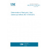 UNE EN ISO 13736:2021 Determination of flash point - Abel closed-cup method (ISO 13736:2021)