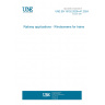 UNE EN 15152:2020+A1:2024 Railway applications - Windscreens for trains