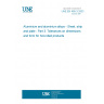 UNE EN 485-3:2003 Aluminium and aluminium alloys - Sheet, strip and plate - Part 3: Tolerances on dimensions and form for hot-rolled products