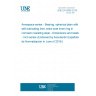 UNE EN 6096:2019 Aerospace series - Bearing, spherical plain with self-lubricating liner, extra wide inner ring in corrosion resisting steel - Dimensions and loads - Inch series (Endorsed by Asociación Española de Normalización in June of 2019.)