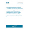 UNE EN 17846:2024 Chemical disinfectants and antiseptics - Quantitative test method for the evaluation of sporicidal activity against Clostridioides difficile on non-porous surfaces with mechanical action employing wipes in the medical area (4-field test) - Test method and requirements (phase 2, step 2)