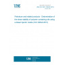 UNE EN ISO 20844:2016 Petroleum and related products - Determination of the shear stability of polymer-containing oils using a diesel injector nozzle (ISO 20844:2015)