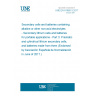 UNE EN 61960-3:2017 Secondary cells and batteries containing alkaline or other non-acid electrolytes - Secondary lithium cells and batteries for portable applications - Part 3: Prismatic and cylindrical lithium secondary cells, and batteries made from them (Endorsed by Asociación Española de Normalización in June of 2017.)