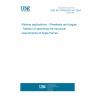 UNE EN 13749:2021+A1:2024 Railway applications - Wheelsets and bogies - Method of specifying the structural requirements of bogie frames