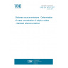 UNE EN 14791:2017 Stationary source emissions - Determination of mass concentration of sulphur oxides - Standard reference method