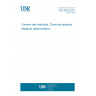 UNE 80220:2012 Cement test methods. Chemical analysis. Moisture determination.