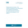 UNE EN IEC 60773:2021 Rotating electrical machines - Test methods and apparatus for the measurement of the operational characteristics of brushes (Endorsed by Asociación Española de Normalización in July of 2021.)