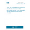 UNE EN ISO 12947-4:1999 TEXTILES - DETERMINATION OF ABRASION RESISTANCE OF FABRICS BY THE MARTINDALE METHOD - PART 4: ASSESMENT OF APPEARANCE CHANGE (ISO 12947-4:1998)