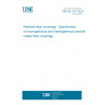 UNE EN 1817:2020 Resilient floor coverings - Specification for homogeneous and heterogeneous smooth rubber floor coverings