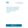 UNE EN IEC 62037-3:2022 Passive RF and microwave devices, intermodulation level measurement - Part 3: Measurement of passive intermodulation in coaxial connectors