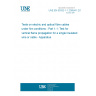 UNE EN 60332-1-1:2005/A1:2016 Tests on electric and optical fibre cables under fire conditions - Part 1-1: Test for vertical flame propagation for a single insulated wire or cable - Apparatus