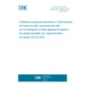 UNE EN 16620:2015 Food analysis - Determination of furan in coffee and coffee products by headspace gas chromatography and mass spectrometry (HS GC-MS)