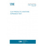 UNE 67036:1999 CLAY PRODUCTS. MOISTURE EXPANSION TEST.