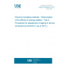 UNE EN 60544-5:2012 Electrical insulating materials - Determination of the effects of ionizing radiation - Part 5: Procedures for assessment of ageing in service (Endorsed by AENOR in July of 2012.)