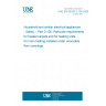 UNE EN 60335-2-106:2008 Household and similar electrical appliances - Safety -- Part 2-106: Particular requirements for heated carpets and for heating units for room heating installed under removable floor coverings