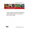 BS EN ISO 13428:2024 - TC Tracked Changes. Geosynthetics. Determination of the protection efficiency of a geosynthetic against impact damage