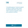 UNE 60404-4:2021 Gaseous fuels. Regulation pressure and/or measurement packages with a maximum operating pressure up to 5 bar. Part 4: Regulation pressure and/or measurement packages for diaphragm gas meters