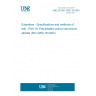 UNE EN ISO 3262-18:2024 Extenders - Specifications and methods of test - Part 18: Precipitated sodium aluminium silicate (ISO 3262-18:2023)