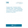 UNE EN 4165-021:2007 Aerospace series - Connectors, electrical, rectangular, modular - Operating temperature 175 °C continuous - Part 021: Coupling system keyway for plug - Product standard (Endorsed by AENOR in July of 2007.)