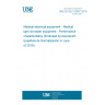 UNE EN IEC 62667:2018 Medical electrical equipment - Medical light ion beam equipment - Performance characteristics (Endorsed by Asociación Española de Normalización in June of 2018.)