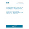 UNE EN ISO 15029-1:2000 PETROLEUM AND RELATED PRODUCTS. DETERMINATION OF SPRAY IGNITION CHARACTERISTICS OF FIRE-RESISTANT FLUIDS. PART 1: SPRAY FLAME PERSISTENCE. HOLLOW-CONE NOZZLE METHOD. (ISO 15029-1:1999)