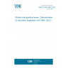 UNE EN ISO 6801:2022 Rubber and plastics hoses - Determination of volumetric expansion (ISO 6801:2021)