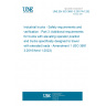 UNE EN ISO 3691-3:2017/A1:2023 Industrial trucks - Safety requirements and verification - Part 3: Additional requirements for trucks with elevating operator position and trucks specifically designed to travel with elevated loads - Amendment 1 (ISO 3691 3:2016/Amd 1:2023)