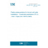 UNE EN ISO 15875-2:2004 Plastics piping systems for hot and cold water installations - Crosslinked polyethylene (PE-X) - Part 2: Pipes (ISO 15875-2:2003)