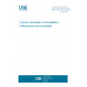 UNE ISO 2781:2015 Rubber, vulcanized or thermoplastic. Determination of density