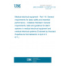 UNE EN 60601-1-8:2008/A11:2017 Medical electrical equipment - Part 1-8: General requirements for basic safety and essential performance - Collateral Standard: General requirements, tests and guidance for alarm systems in medical electrical equipment and medical electrical systems (Endorsed by Asociación Española de Normalización in April of 2017.)